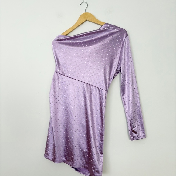 Maje raparme embellished one shoulder dress - Picture 4 of 8